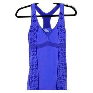 Zella Purple Y Back Workout Tank Top Large